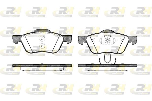 set placute frana,frana disc - ROADHOUSE