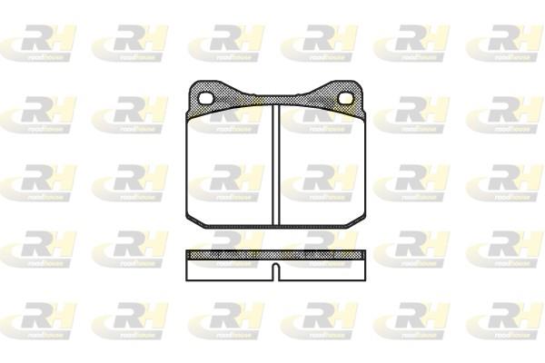 set placute frana,frana disc - ROADHOUSE