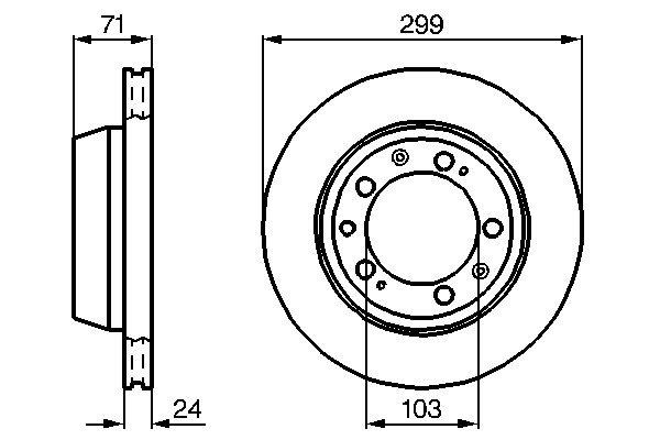 Disc frana - BOSCH
