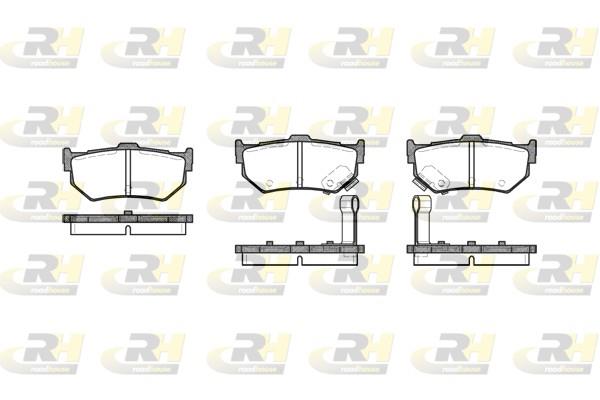set placute frana,frana disc - ROADHOUSE