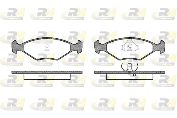set placute frana,frana disc - ROADHOUSE