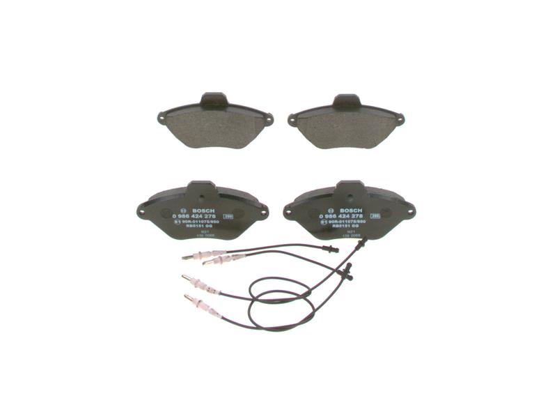 set placute frana,frana disc - BOSCH