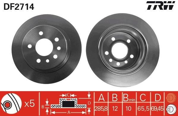 Disc frana - TRW