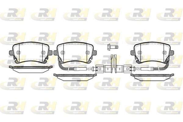 set placute frana,frana disc - ROADHOUSE