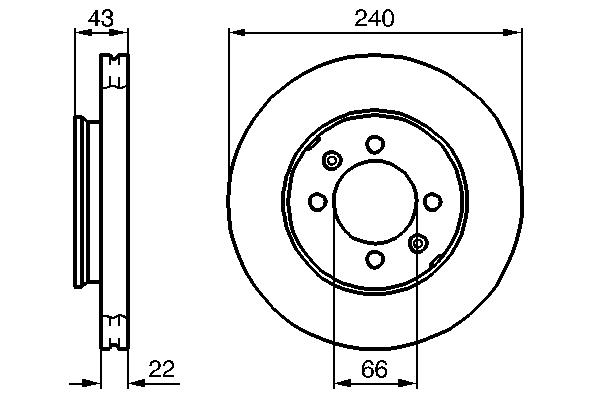 Disc frana - BOSCH