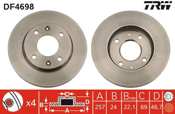 Disc frana - TRW