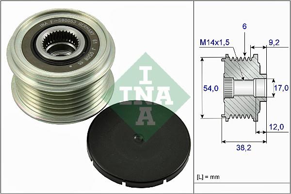Sistem roata libera, generator - INA