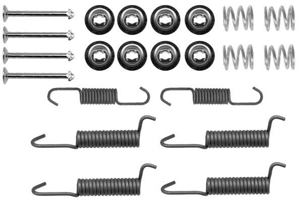 set accesorii, saboti frana parcare - TRW