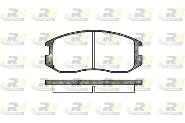 set placute frana,frana disc - ROADHOUSE