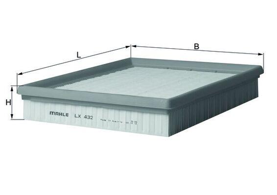 Filtru aer - KNECHT