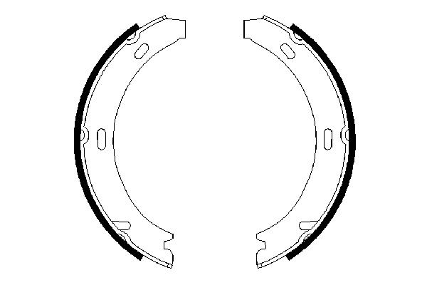 Set saboti frana, frana de mana - BOSCH