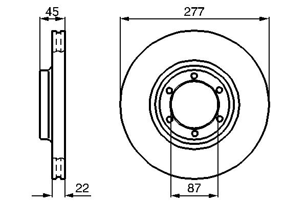 Disc frana - BOSCH