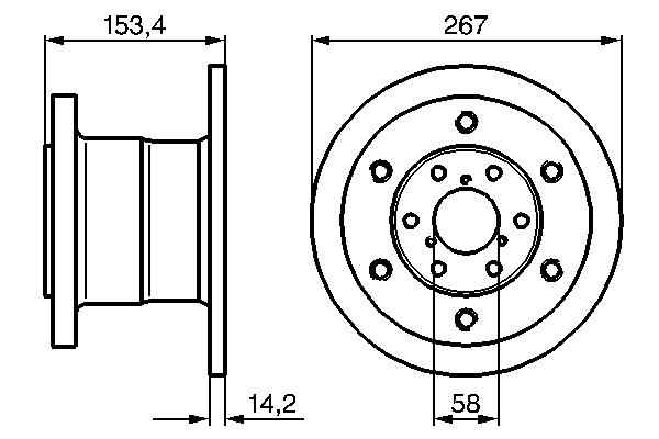 Disc frana - BOSCH