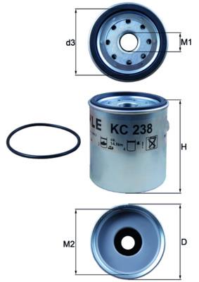 filtru combustibil - KNECHT