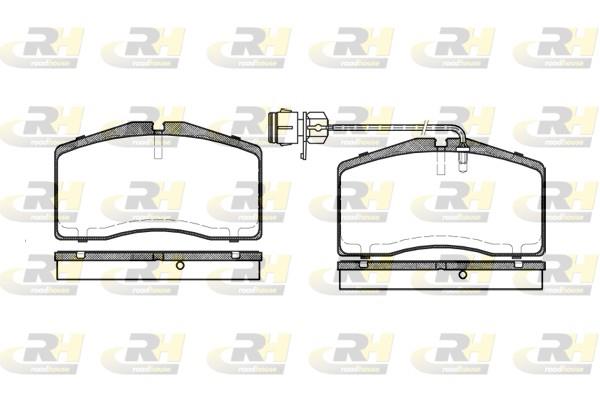 set placute frana,frana disc - ROADHOUSE