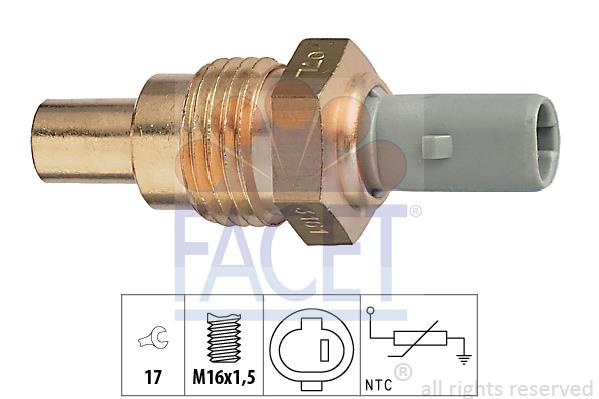 senzor,temperatura lichid de racire; senzor,temperatura lichid de racire; senzor,temperatura lichid de racire - FACET