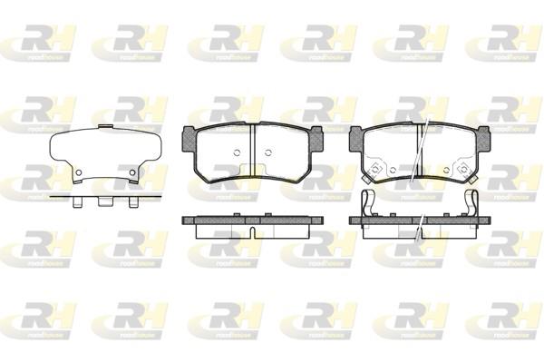 set placute frana,frana disc - ROADHOUSE