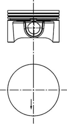 Piston - KOLBENSCHMIDT