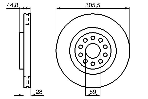 Disc frana - BOSCH