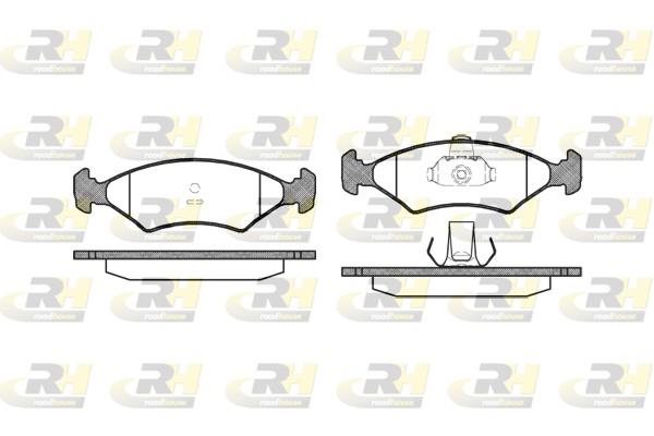 set placute frana,frana disc - ROADHOUSE