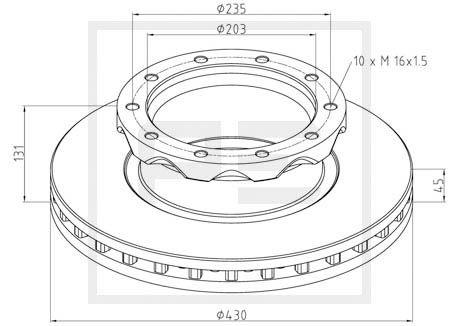 Disc frana - PE Automotive