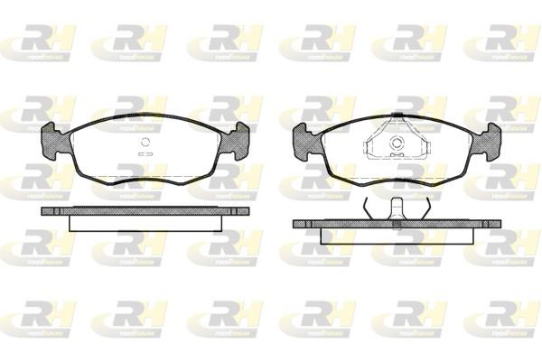 set placute frana,frana disc - ROADHOUSE
