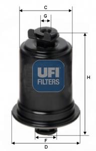 filtru combustibil - UFI