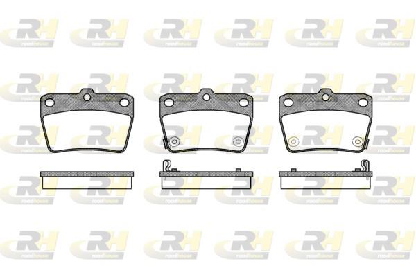 set placute frana,frana disc - ROADHOUSE