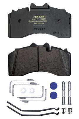 set placute frana,frana disc - TEXTAR