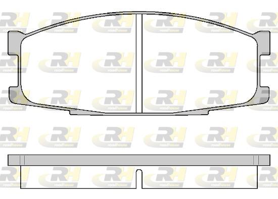 set placute frana,frana disc - ROADHOUSE