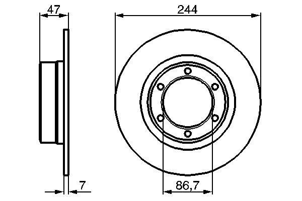 Disc frana - BOSCH