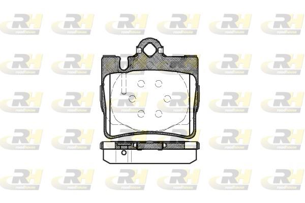 set placute frana,frana disc - ROADHOUSE