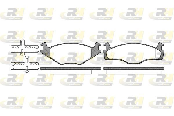 set placute frana,frana disc - ROADHOUSE