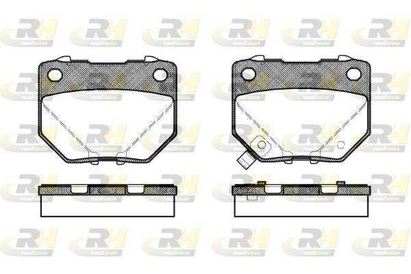 set placute frana,frana disc - ROADHOUSE