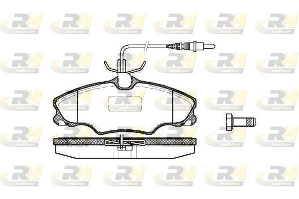 set placute frana,frana disc - ROADHOUSE