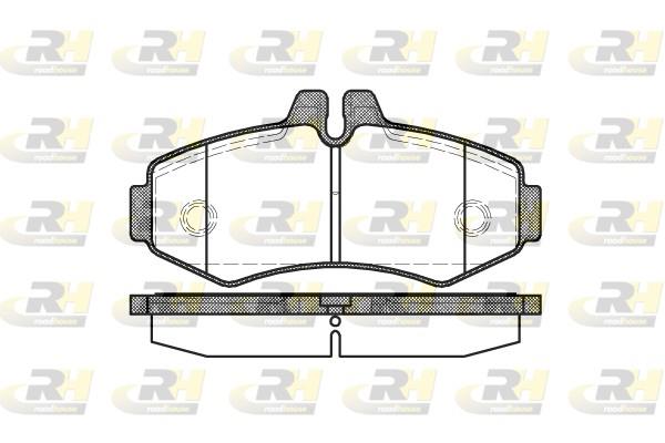 set placute frana,frana disc - ROADHOUSE