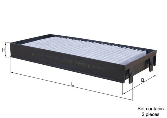 Filtru, aer habitaclu - KNECHT