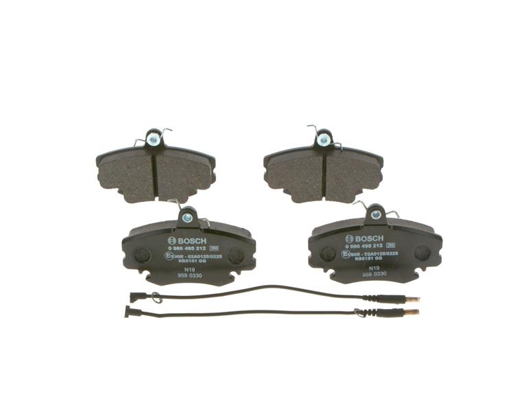set placute frana,frana disc - BOSCH