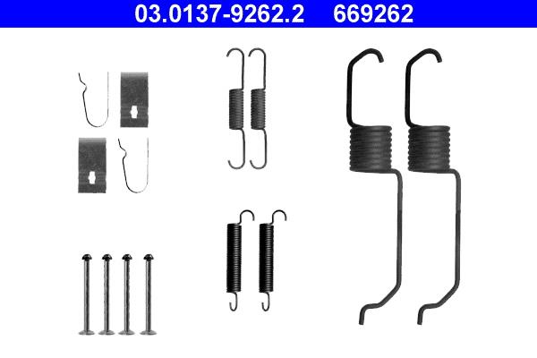 Set accesorii, sabot de frana - ATE