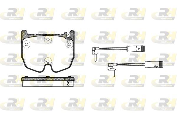 set placute frana,frana disc - ROADHOUSE