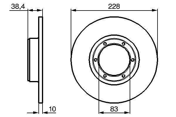 Disc frana - BOSCH
