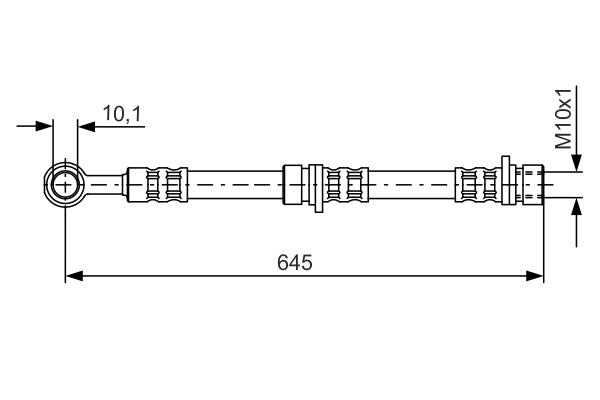 Furtun frana - BOSCH
