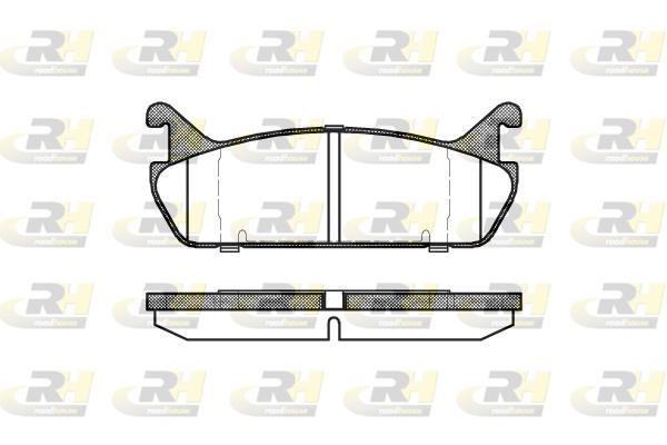 set placute frana,frana disc - ROADHOUSE