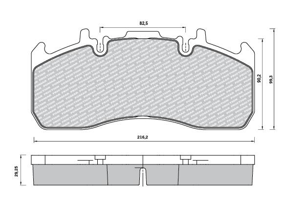 set placute frana,frana disc - STARLINE
