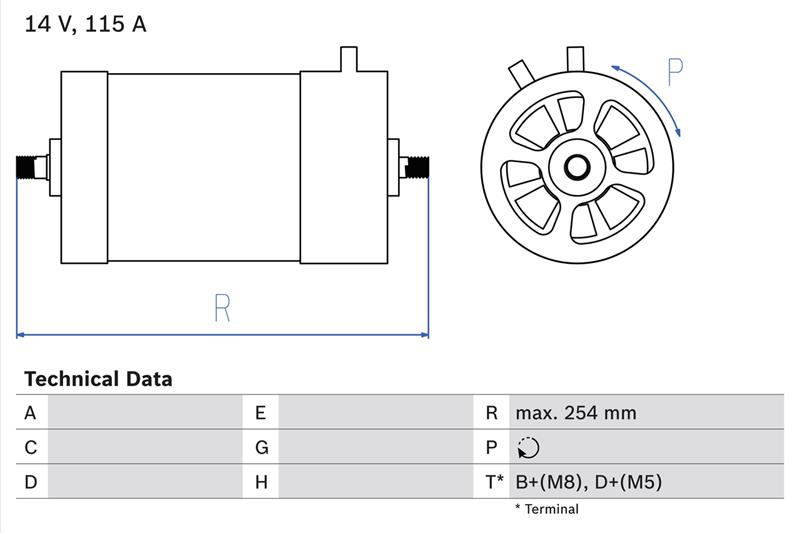 Generator / Alternator - BOSCH