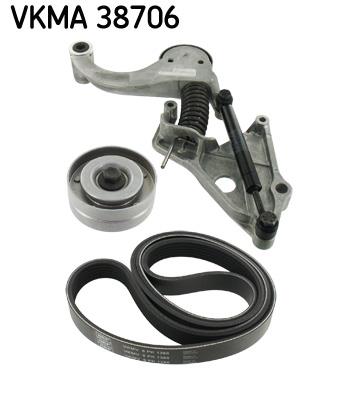 Set curea transmisie cu caneluri - SKF