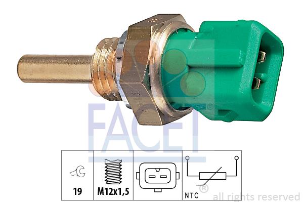 senzor,temperatura lichid de racire; senzor,temperatura lichid de racire; senzor,temperatura lichid de racire - FACET