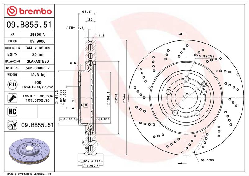Disc frana - BREMBO