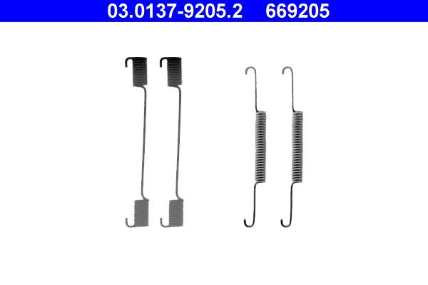 Set accesorii, sabot de frana - ATE