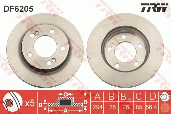 Disc frana - TRW